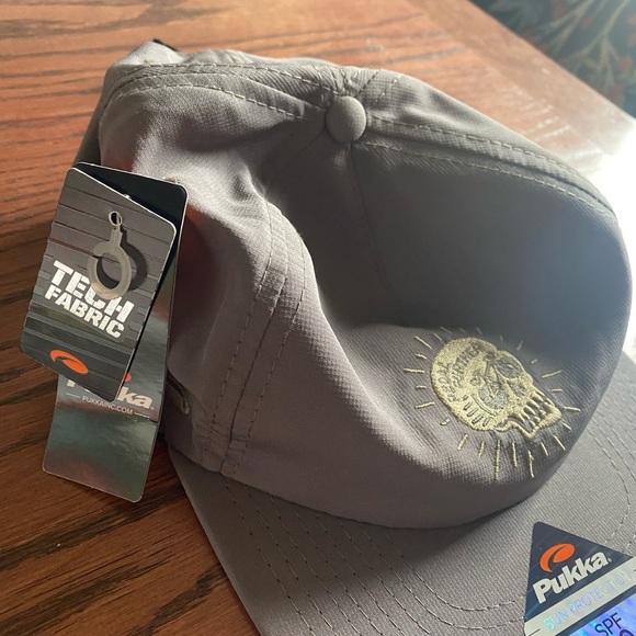 Pukka Gray Cap with Skull Design 🚲 ☠️ NWT - Picture 4 of 4